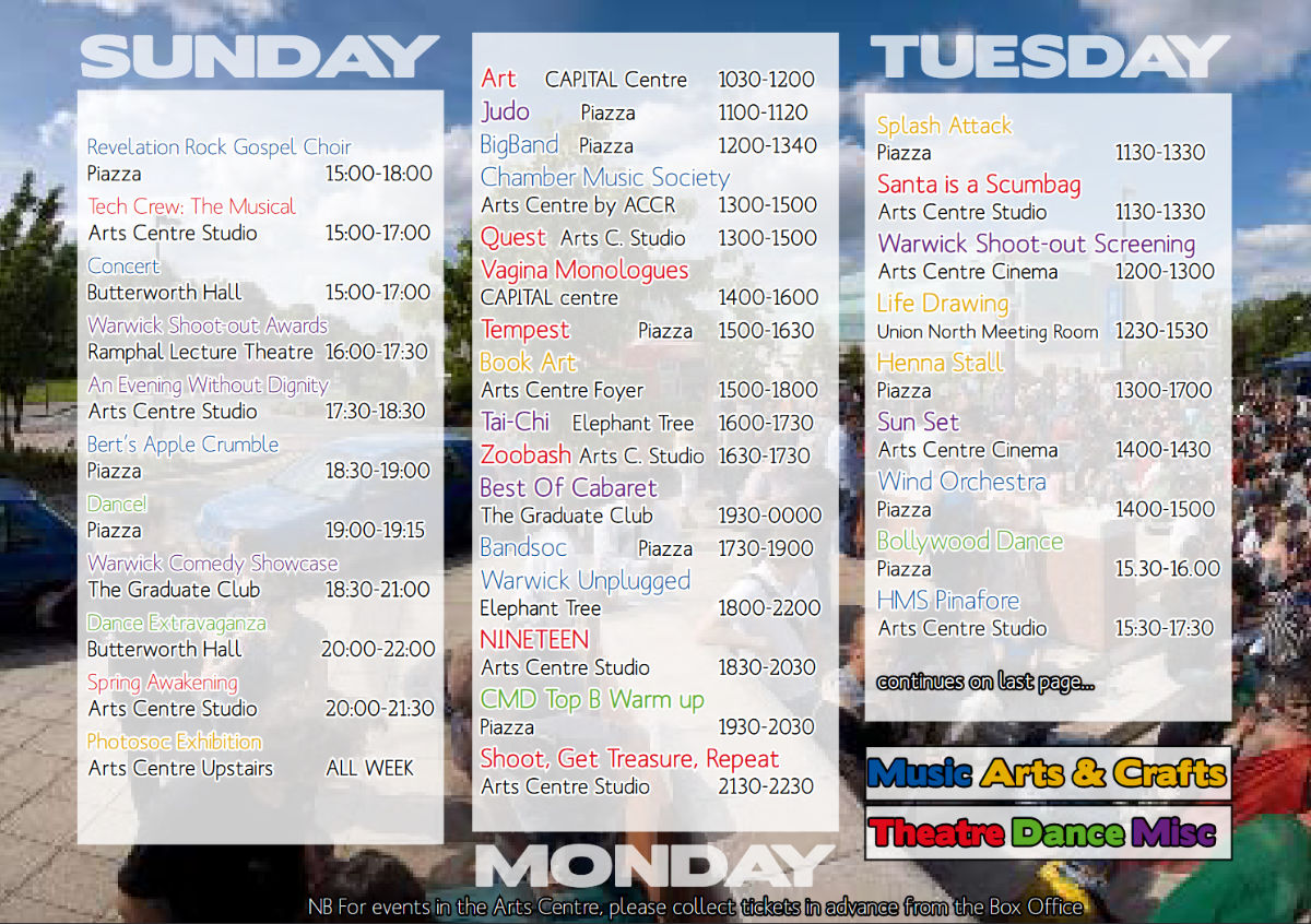 WSAF '08 Schedule